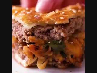 homemade cheeseburger giant...