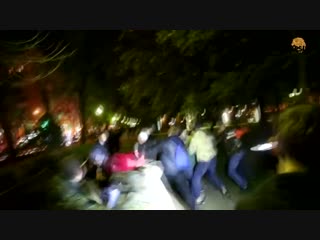 leo against - mass brawl at chistye prudy.